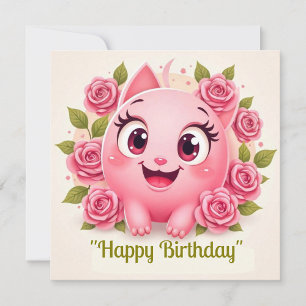Happy Birthday  Holiday Card