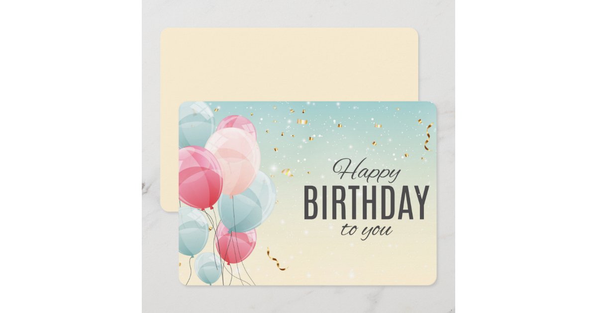 Happy Birthday Holiday Card | Zazzle