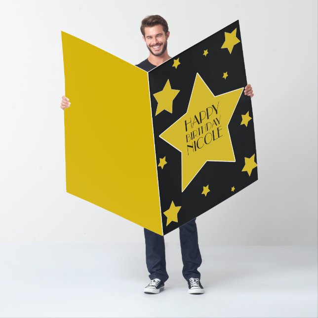Happy Birthday Hollywood Movie Awards Night Card (In Situ)