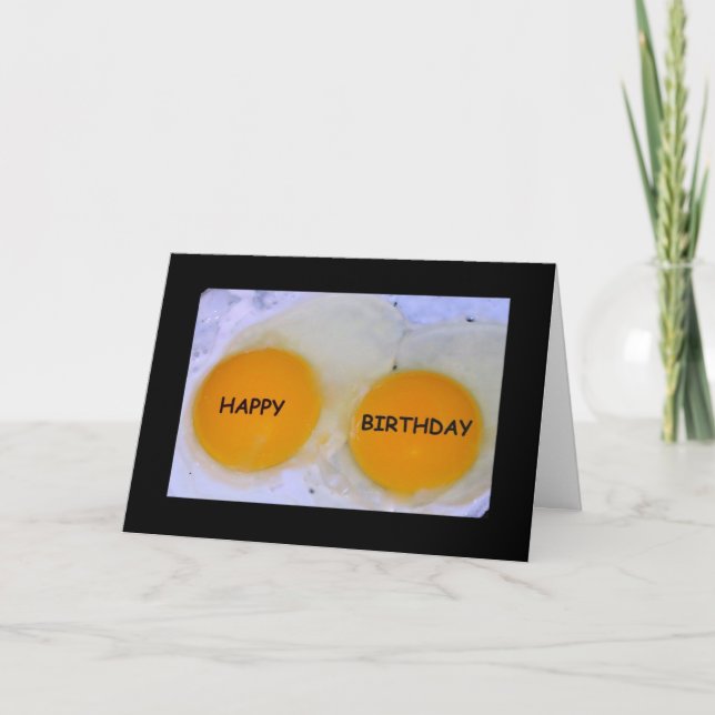 Happy Birthday - Hope It's Egg-stra Special! Card (Front)