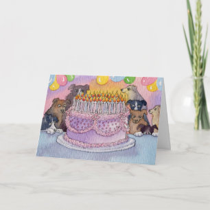 Happy Birthday! Hope You Get Lots of Cake CARD Dog
