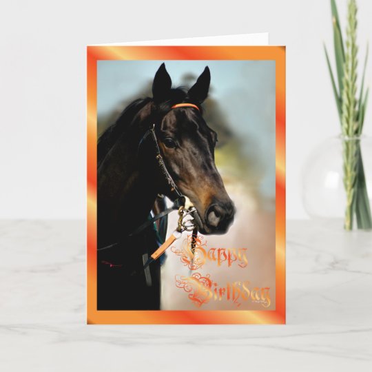 Happy Birthday Horse Birthday card horse lovers