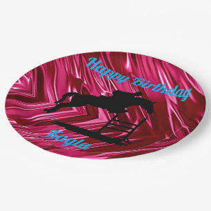 Happy Birthday Horse Hunter Jumper Equestrian Paper Plates