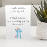 Cute Funny Tomato Pun Dad Happy Birthday Thank You Card