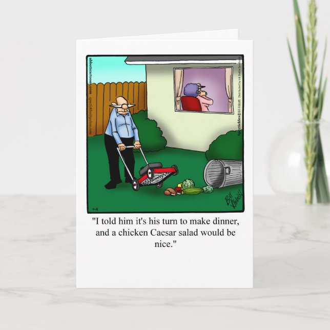 Happy Birthday Humor Greeting Card for Her (Front)