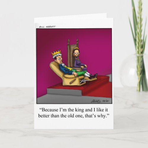 Happy Birthday Humor Greeting  Card for Him