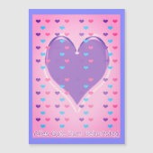 Happy Birthday in German Magnetic Card (Front)