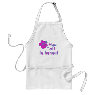 Happy Birthday In Hawaiian Adult Apron