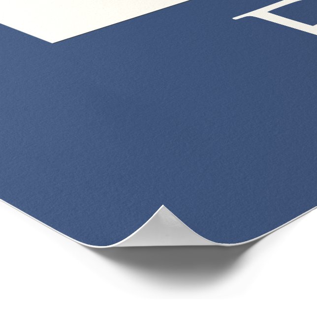 Happy Birthday in Japanese Kanji Poster (Corner)