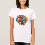 Happy birthday in mix of colors T-Shirt