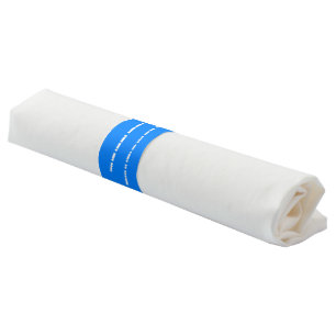 Happy Birthday in Morse Code Napkin Bands