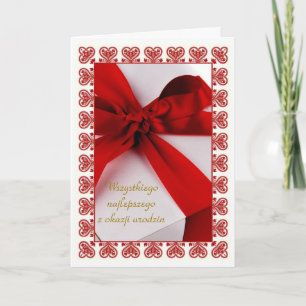 Happy Birthday in Polish Card