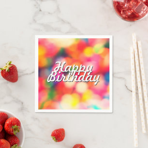 Happy Birthday in Sprinkles Napkins