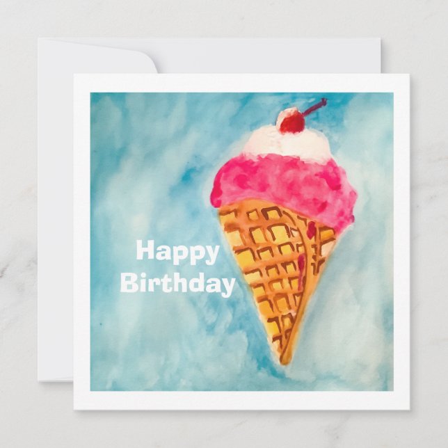 Happy Birthday Invitation (Front)