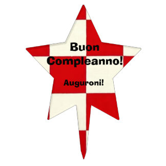 Happy Birthday (Italian) Cake Topper