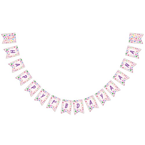 Happy Birthday Its a Party Bunting Flags