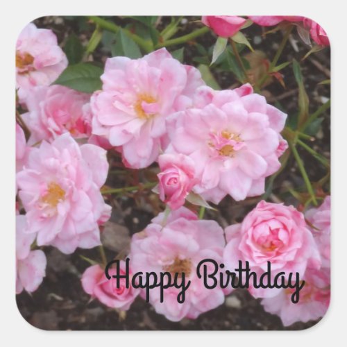 Happy Birthday Jeanne LaJoie Rose 1_2 Stickers