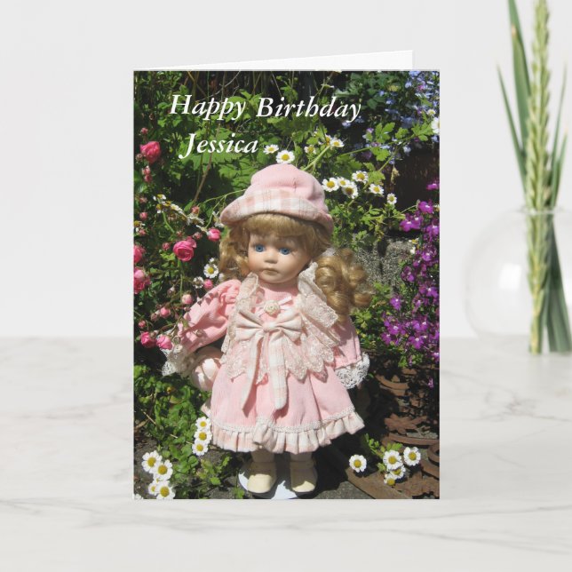 HAppy Birthday Jessica Card (Front)