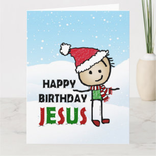Happy Birthday Jesus Card