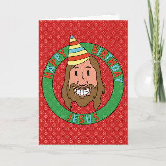 Happy Birthday Jesus Card