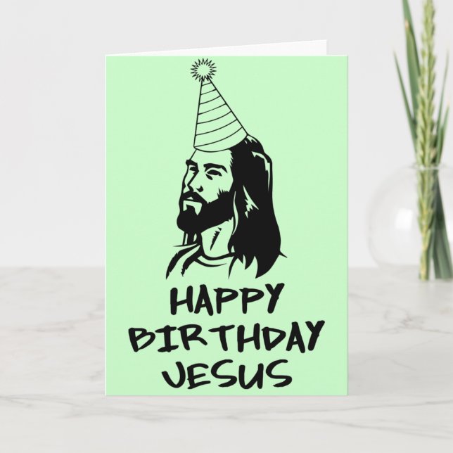 Happy Birthday Jesus Card (Front)