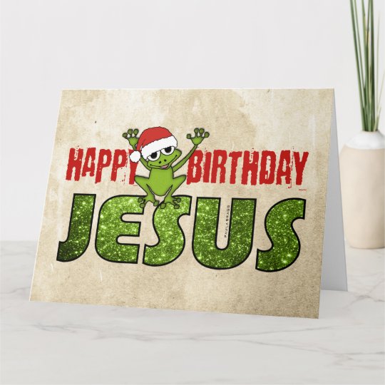 Happy Birthday Jesus Card