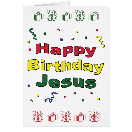 Unique 15 Happy Birthday Jesus Card