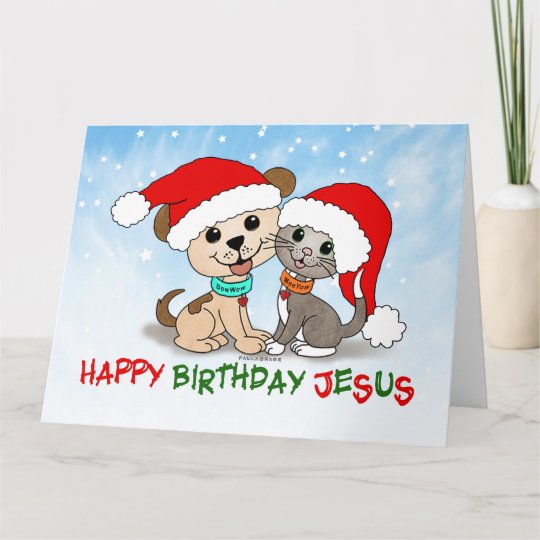 Happy Birthday Jesus Card