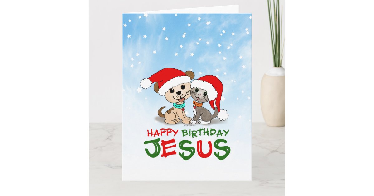 Happy Birthday Jesus Card | Zazzle