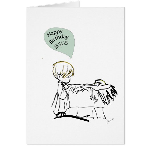 happy birthday jesus cards (Front)