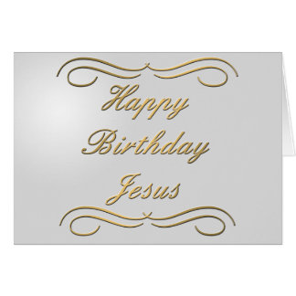 Happy Birthday Jesus Cards