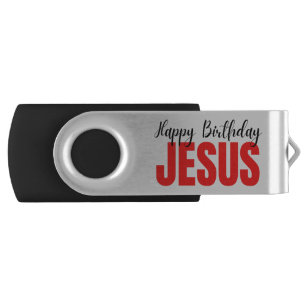 Happy Birthday Jesus Christmas Flash Drive