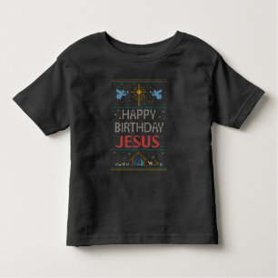 Happy Birthday Jesus Christmas Sweater Christian 
