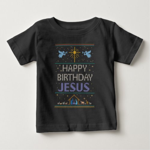 Happy Birthday Jesus Christmas Sweater Religious