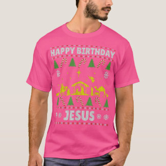 Happy Birthday Jesus Christmas Ugly Sweater Holida