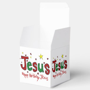 Happy Birthday Jesus Favor Boxes