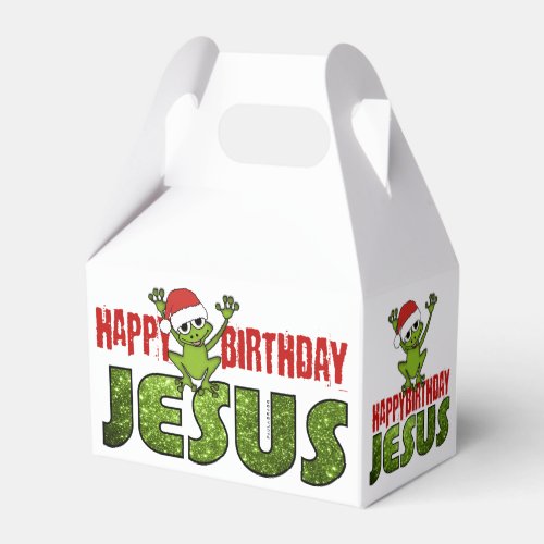 Happy Birthday Jesus Favor Boxes