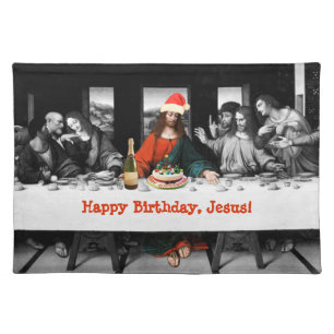 Happy Birthday, Jesus! Funny Christmas Placemat