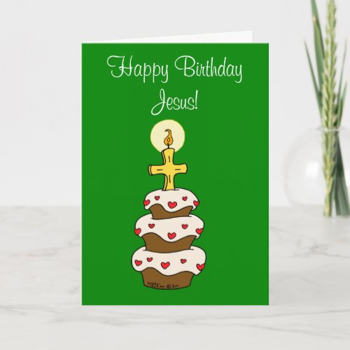 Happy Birthday Jesus Holiday Card