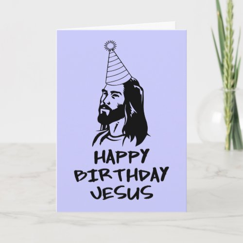 Happy Birthday Jesus Holiday Card