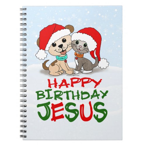 Happy Birthday Jesus Notebook