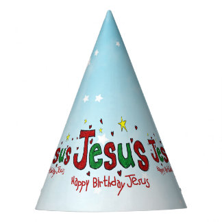 Happy Birthday Jesus Party Hat