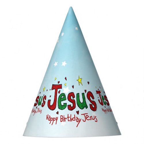 Happy Birthday Jesus Party Hat