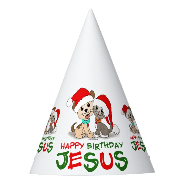 Happy Birthday Jesus Party Hat (Front)