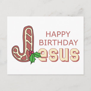 Happy Birthday Jesus Postcard