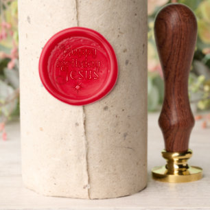Happy Birthday Jesus Religious Wax Seal Stamp