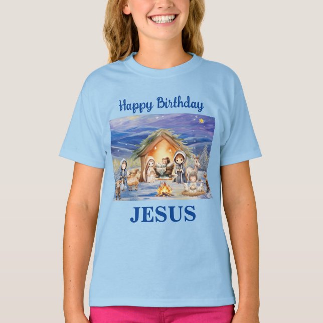 Happy Birthday Jesus T-shirt (Front)