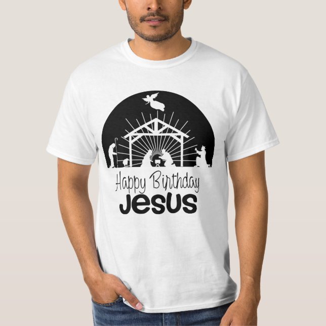 Happy Birthday Jesus T-Shirt (Front)