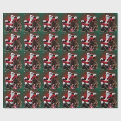 HAPPY BIRTHDAY JESUS WRAPPING PAPER Zazzle