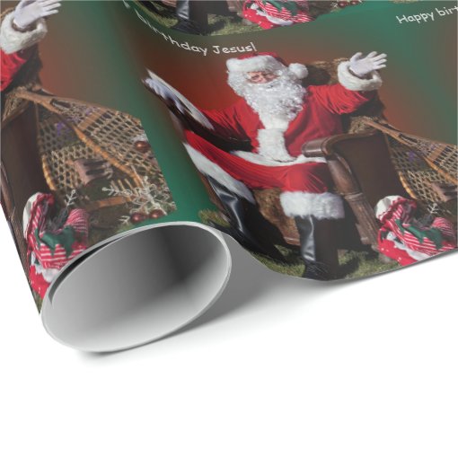 HAPPY BIRTHDAY JESUS WRAPPING PAPER Zazzle